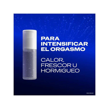 Intense Orgasmic Gel 10 ml bottle with text emphasizing stimulation benefits.