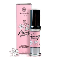Intimate Astringent Always Pleasure 15 ml natural tightening product with packaging.