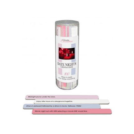 Intimate Encounters Date Nights English - 50 sticks with 100 creative date ideas for couples