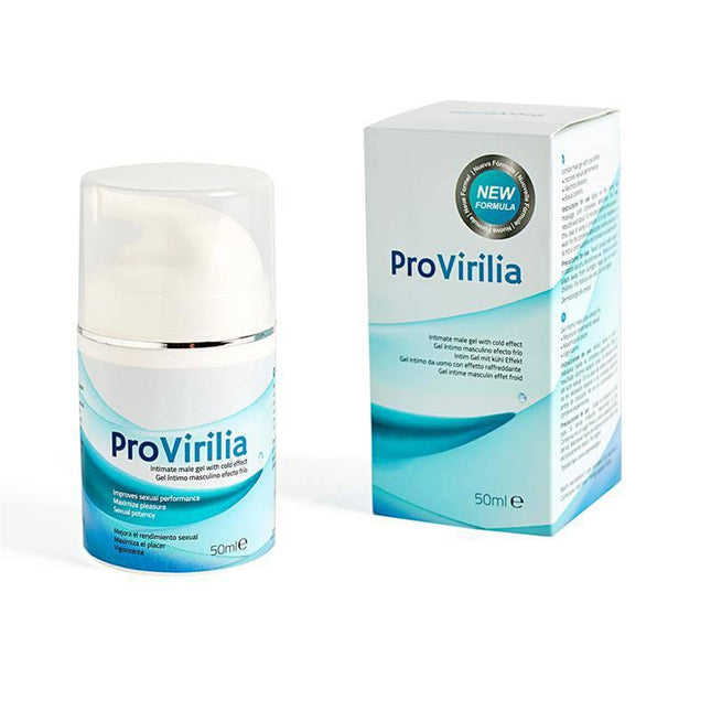 Intimate Gel for Men Provirilia 50ml bottle and packaging for enhanced sensation and performance
