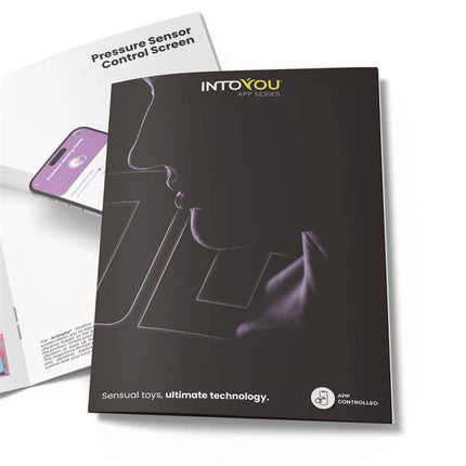 Cover of Intoyou App Series Catalog 24 pages showcasing app-controlled erotic technology and smartphone synchronization features.
