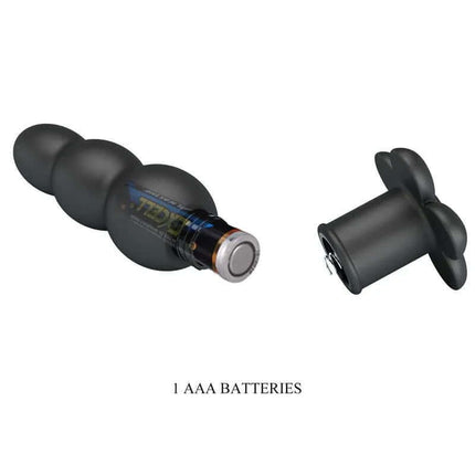 Jadier Vibrating Anal Plug with ergonomic handle and AAA battery compartment