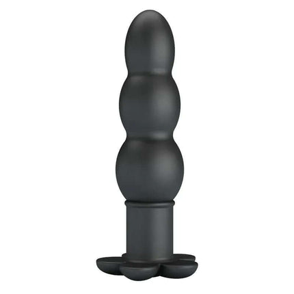 Jadier Vibrating Anal Plug with ergonomic handle and 10 vibration levels, made of skin-safe silicone for targeted prostate stimulation.