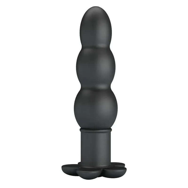 Jadier Vibrating Anal Plug with ergonomic handle and 10 vibration levels, made of skin-safe silicone for targeted prostate stimulation.