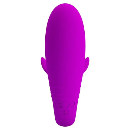 Jayleen Stimulator with APP Control, whale-shaped vibrator for couples, soft silicone design in purple for targeted stimulation.