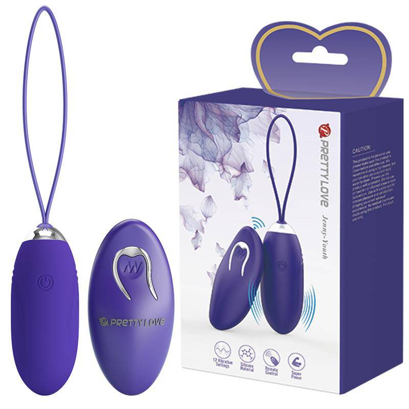Jenny Youth Egg Vibrator with Remote - secretsextoys.store