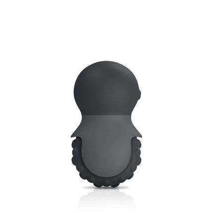 JIMMYJANE Evoke Rol-o Vibrating Massage Wheel with silicone EZ Grip Handle and bulbous wheel for targeted muscle relief.