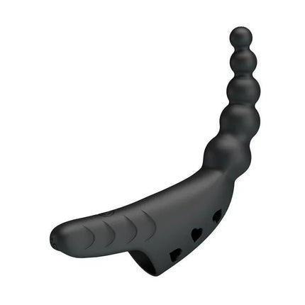 Jordin Fingering Vibrator in premium silicone for dual-action G-spot and clitoral stimulation, featuring an ergonomic design for easy use.