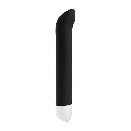Joupie Stimulator Black vibrator, sleek design, medical-grade silicone, battery-operated, German engineering