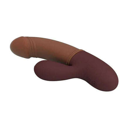 Kane Clitoris Sucker with Vibration USB in brown, featuring ergonomic design and medical-grade silicone for precise stimulation.