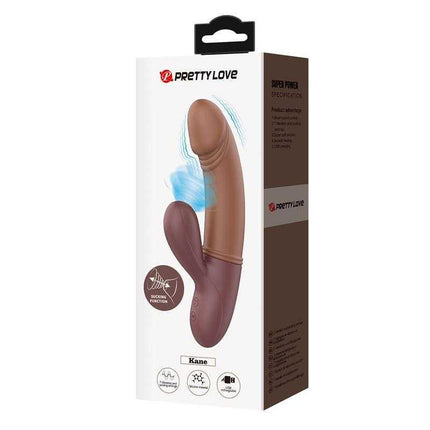 Kane Clitoris Sucker with Vibration USB in packaging, highlighting ergonomic design and USB rechargeability for personalized pleasure.