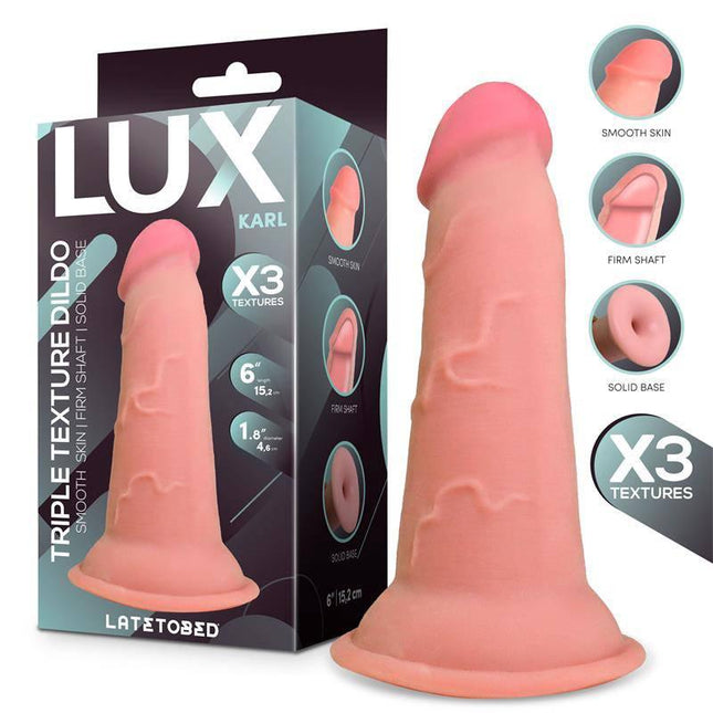 Karl Triple Density Dildo 6 with realistic textures and smooth finish