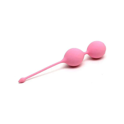 Kegel balls 35 mm Amsterdam Light Pink for pelvic floor training and sexual wellness, featuring silicone shell and inner metal ball.