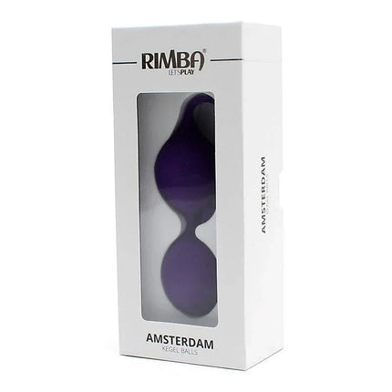 Kegel balls 35 mm Amsterdam Purple in packaging