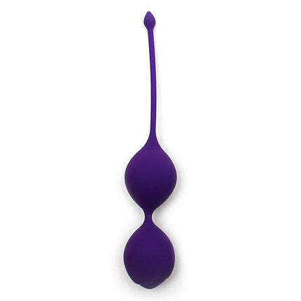 Kegel balls 35 mm Amsterdam Purple made of premium silicone for pelvic floor training, featuring gentle vibration for added stimulation.