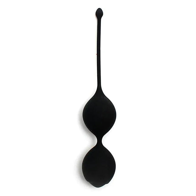 Kegel balls Amsterdam 35 mm Black for pelvic floor training and intimate pleasure, larger-sized silicone, waterproof and easy to use.