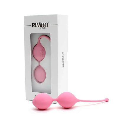 Kegel Balls Brussels Light Pink in packaging and displayed outside for pelvic floor training and enhanced pleasure.