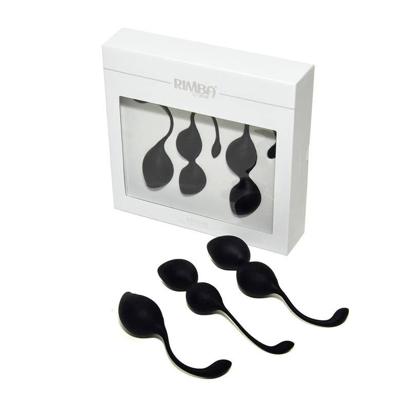 Kegel Balls Training Set Geneva Black - secretsextoys.store