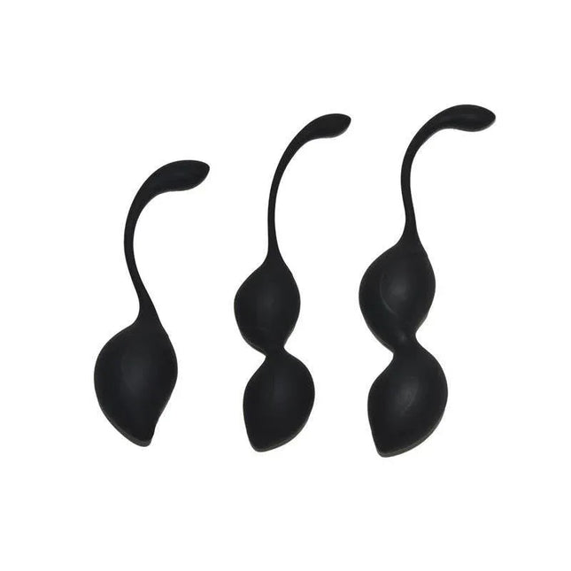 Kegel Balls Training Set Geneva Black – 3-piece pelvic floor exercise system