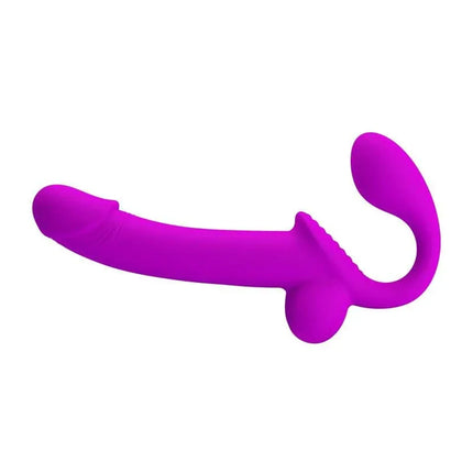 Kelpie Strapless Strap-on with Squirt Function silicone sex toy in purple