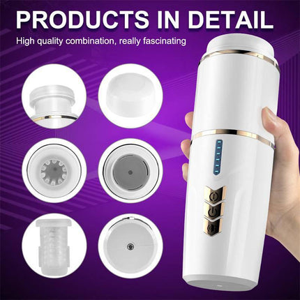 Kimi Male Masturbator with Telescoping and Rotation Functions showcasing design and features