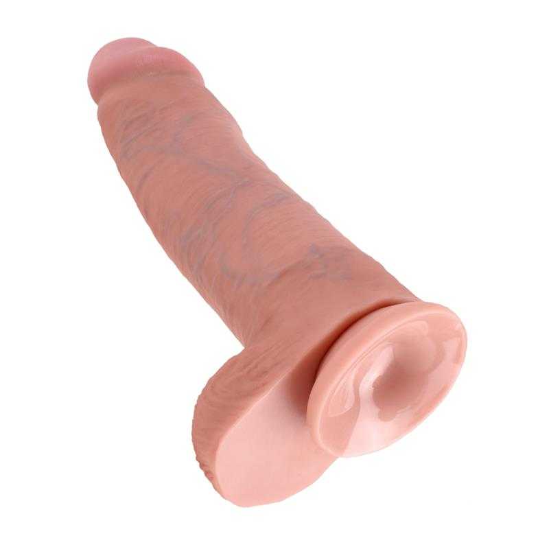 King Cock Cock with Balls 12 - Flesh - secretsextoys.store