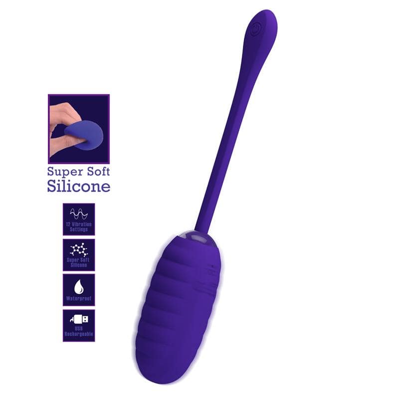 Kirk Vibrating Egg Violet - secretsextoys.store
