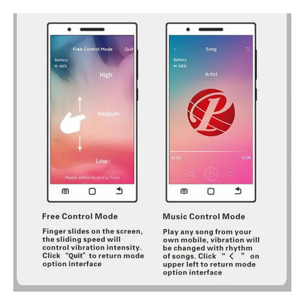 Kirk Vibrating Egg with Movil APP Silicone USB control mode interface