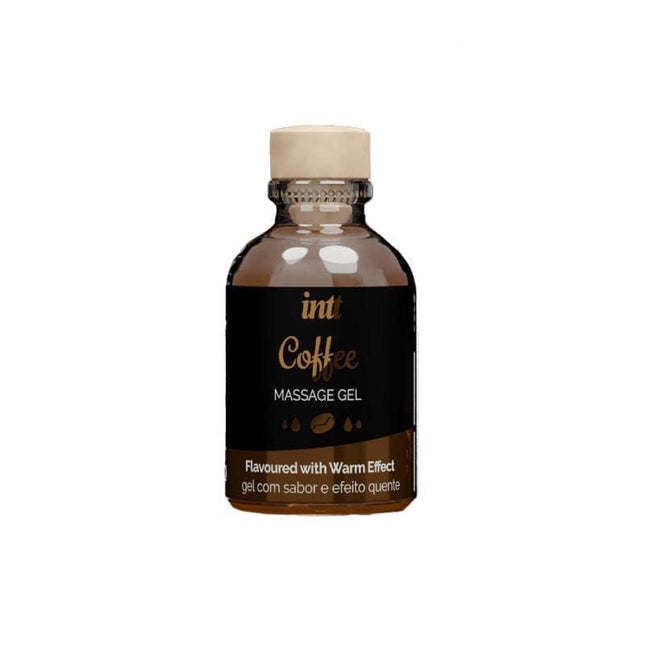 Bottle of Kissable Massage Coffee Gel 30 ml for soothing massages and coffee-flavored intimacy