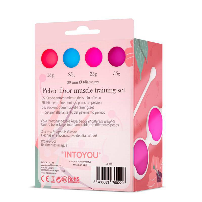 Kit 4 Kegel Balls Silicone - secretsextoys.store