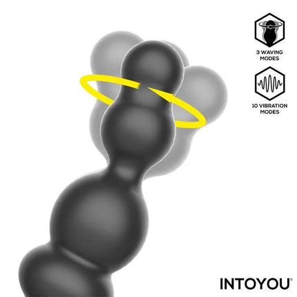 Klark Waving and Vibrating Plug with Remote showing waving and vibration modes by INTOYOU