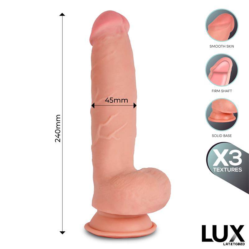 Klaus Triple Density Dildo with Balls 9.4 - secretsextoys.store