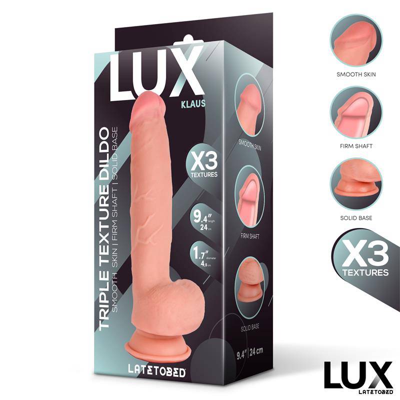 Klaus Triple Density Dildo with Balls 9.4 - secretsextoys.store