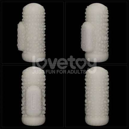 Knights Ring Vibrating Dual Purpose Sleeve Drip displayed from multiple angles showcasing textured surface.