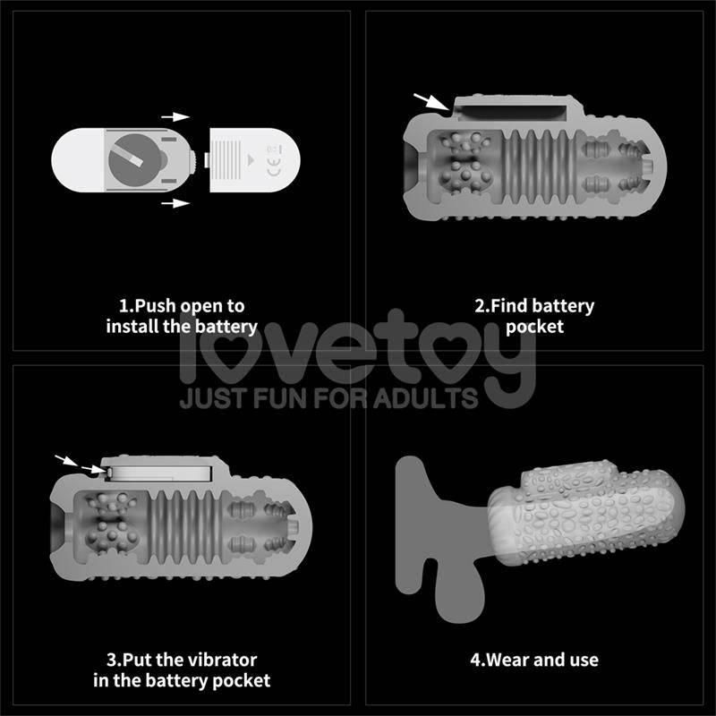 Knights Ring Vibrating Dual Purpose Sleeve Drip - secretsextoys.store