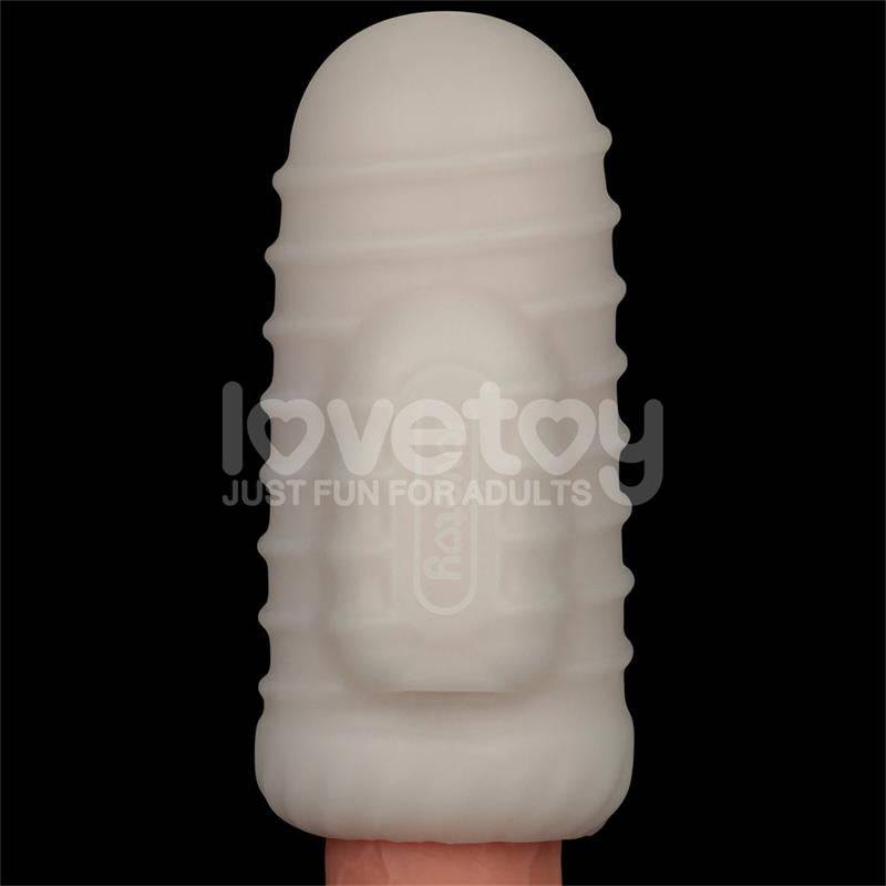Knights Ring Vibrating Dual Purpose Sleeve Wavy - secretsextoys.store