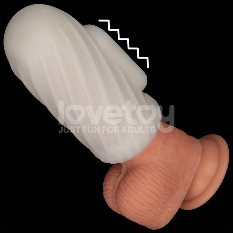 Knights Ring Vibrating Dual Purpose Sleeve - secretsextoys.store