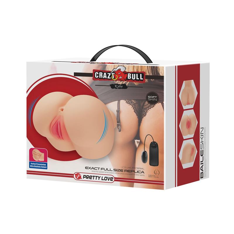 Kylie Vibrating Vagina and Ass Masturbator - secretsextoys.store