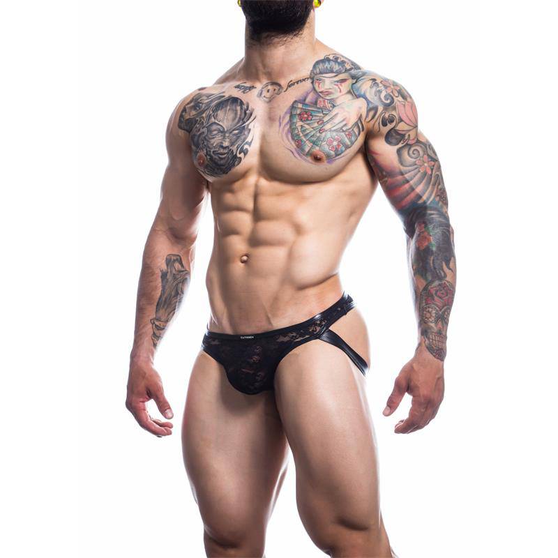 L4CE04 Slip with Jockstrap Details with Lace - secretsextoys.store