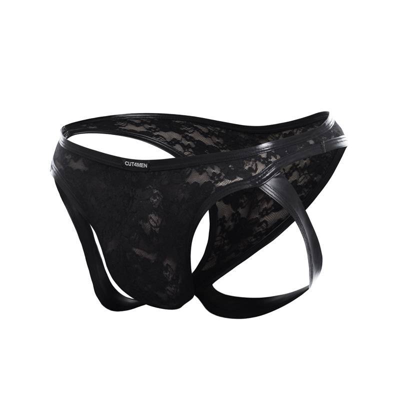 L4CE04 Slip with Jockstrap Details with Lace - secretsextoys.store