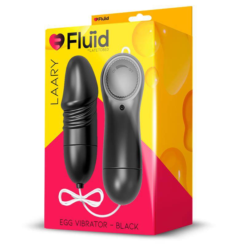 Laary Multi - Speed Vibrating Egg with Remote Control Black - secretsextoys.store