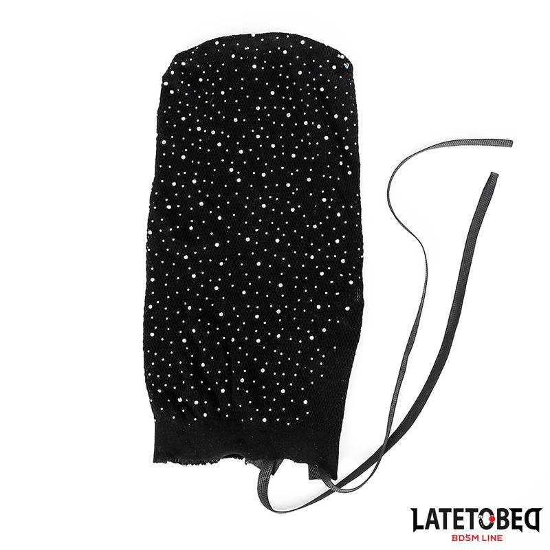 Lace Hood with Shiny Diamonds - secretsextoys.store