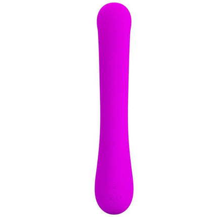 Lamar Vibrator G-Spot Rabbit Violet, premium dual-stimulation vibrator with curved design for targeted G-spot pleasure, shown in vibrant violet.