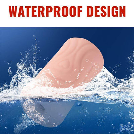 Large Thrusting Machine I Masturbator with waterproof design emerging from the water, showcasing its discreet and flexible power features.