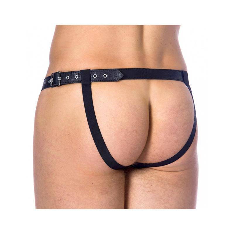 Leather Adjustable Briefs One Size - secretsextoys.store