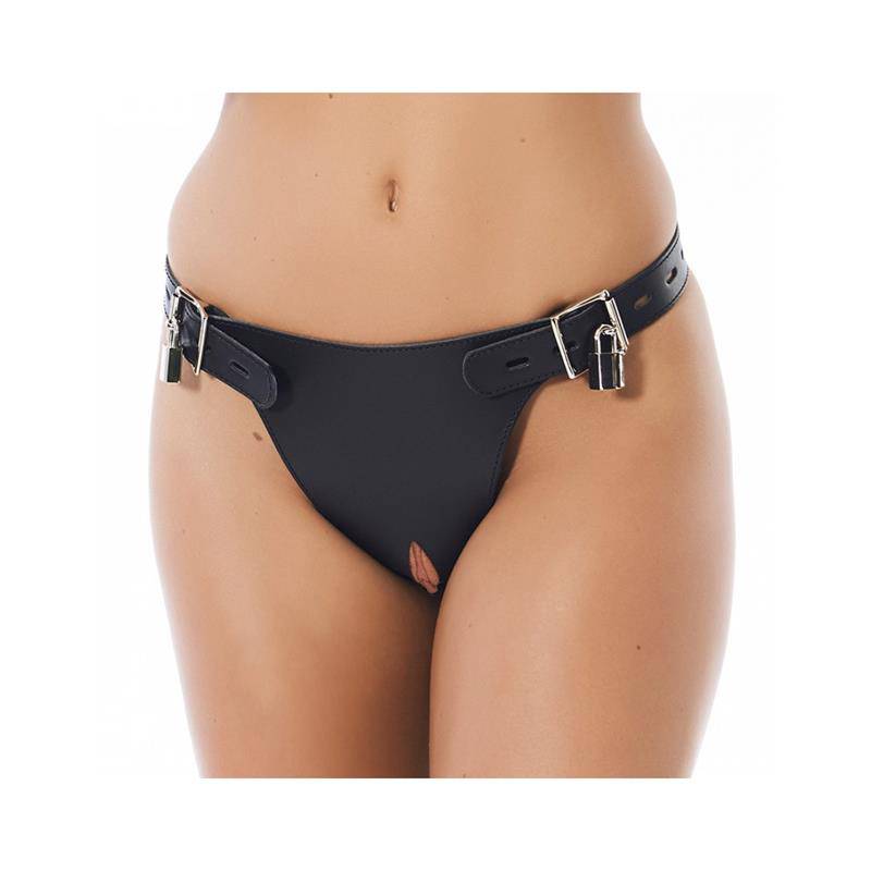 Leather Chastity Briefs Adjustable - secretsextoys.store