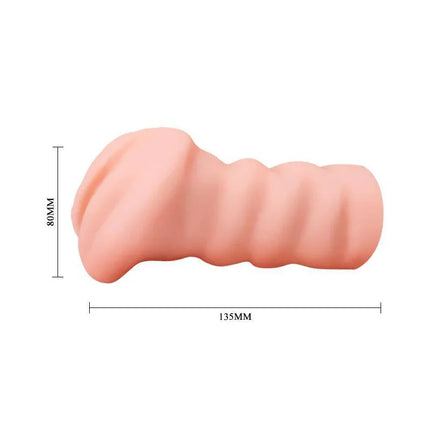 Leila Vagina Masturbator Fresh Surface with realistic design and compact size, 135mm length, 80mm height, for portable pleasure.