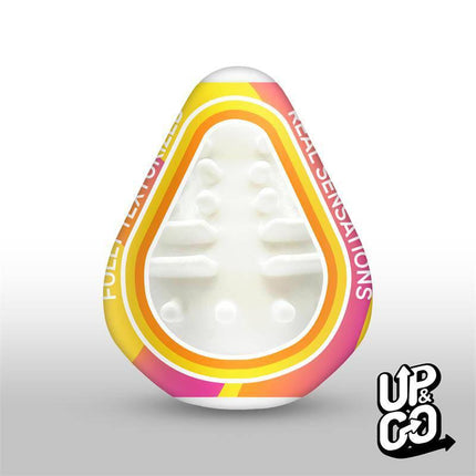 Lenny Masturbator Egg by Nanami with colorful packaging, featuring a textured internal design for solo pleasure sessions.