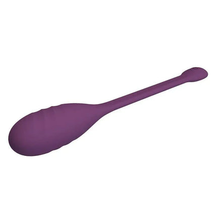 Leviathan Vibrating Egg with App in purple, featuring a sleek design for discreet and powerful internal stimulation.