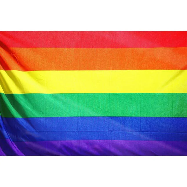 LGBT Pride Flag cm x 60 cm with vibrant colors and classic LGBTQ+ stripes for celebrating love, diversity, and inclusivity at events.